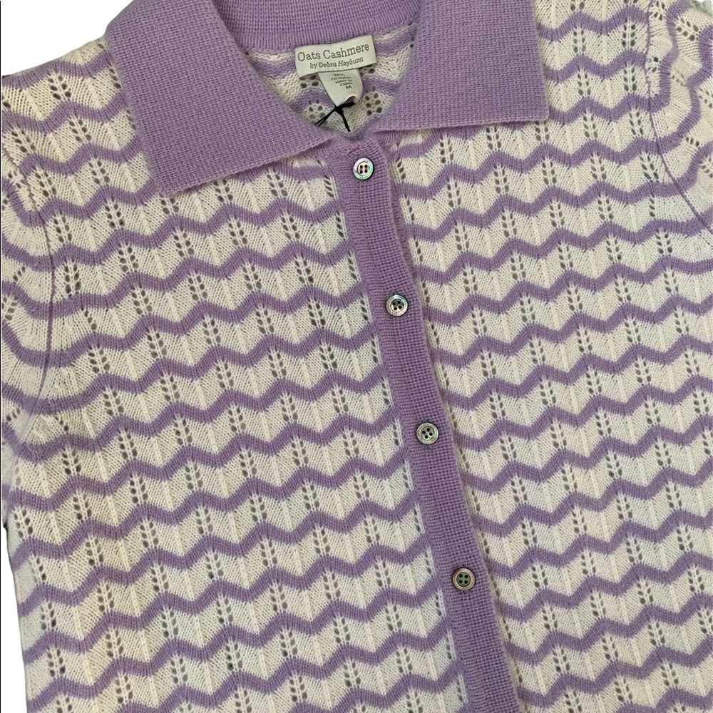 ❤️🔥❤️ OATS CASHMERE BY DEBRA HAYBURN JORRY 100% cashmere sweater size M❤️🔥❤️ - Picture 3 of 8